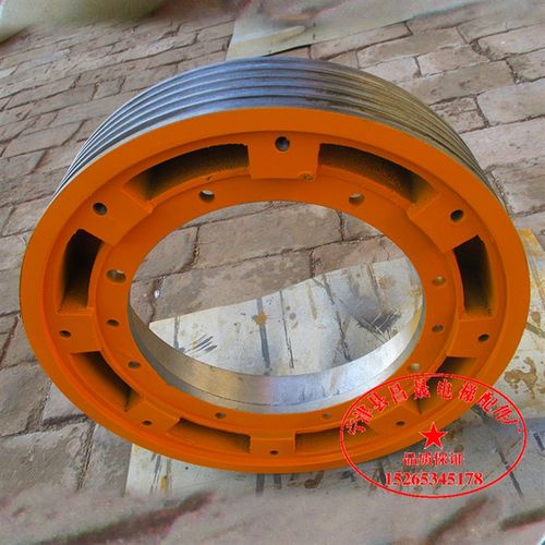 沈阳蓝光奥的斯曳引轮天奥电梯曳引轮400*5/6*10蓝光主机曳引轮