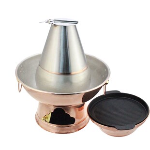 铜火帽 拔火帽拔火筒控制火力火锅烟囱炭火锅专用不锈钢火帽加厚
