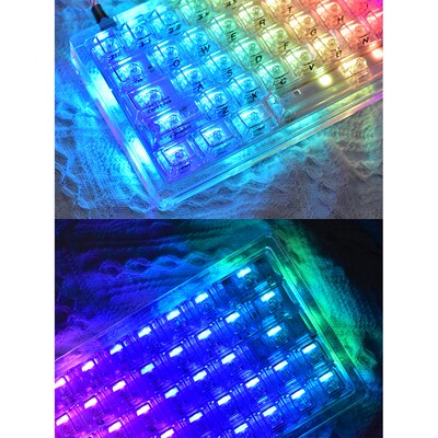 Everglide忆光寒冰键帽 高透键帽 原厂高度 PC材质