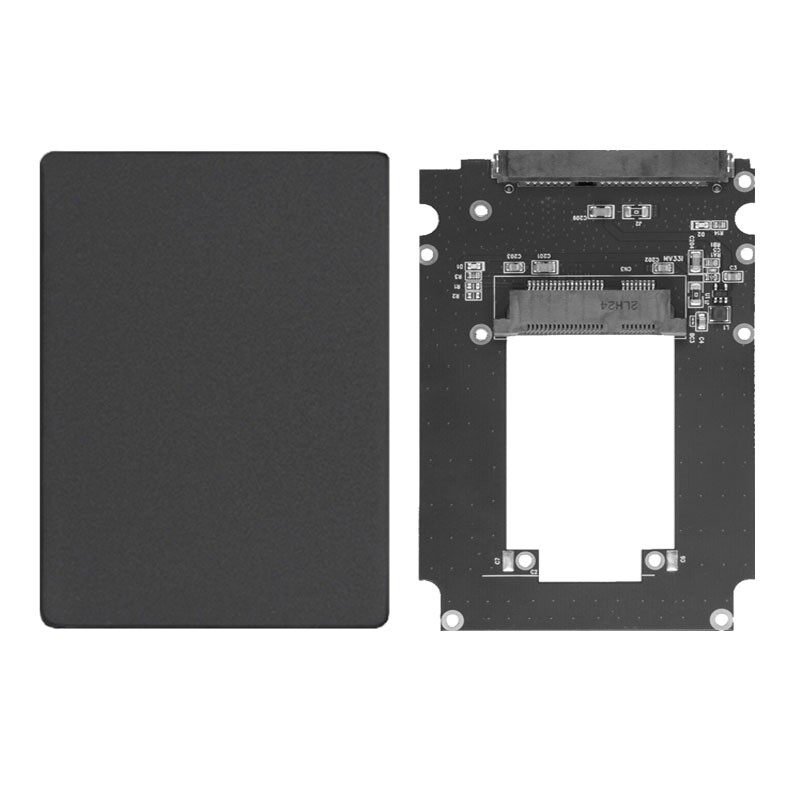 mSATA转SATA mSATA to SATA转接卡SSD硬盘盒全铝 7MM金属外壳