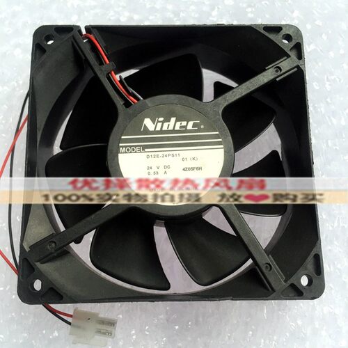 日本NIDEC DC24V D12E-24PS11/24PH空压机变频器风扇C35129-51API