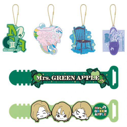日单 Mrs.Green Apple 演唱会公仔周边挂件钥匙扣 青苹果夫人