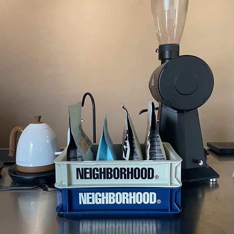 潮牌NBHD工业风FCRB堆叠收纳手办桌面杂物整理盒日潮可叠加摆件盒