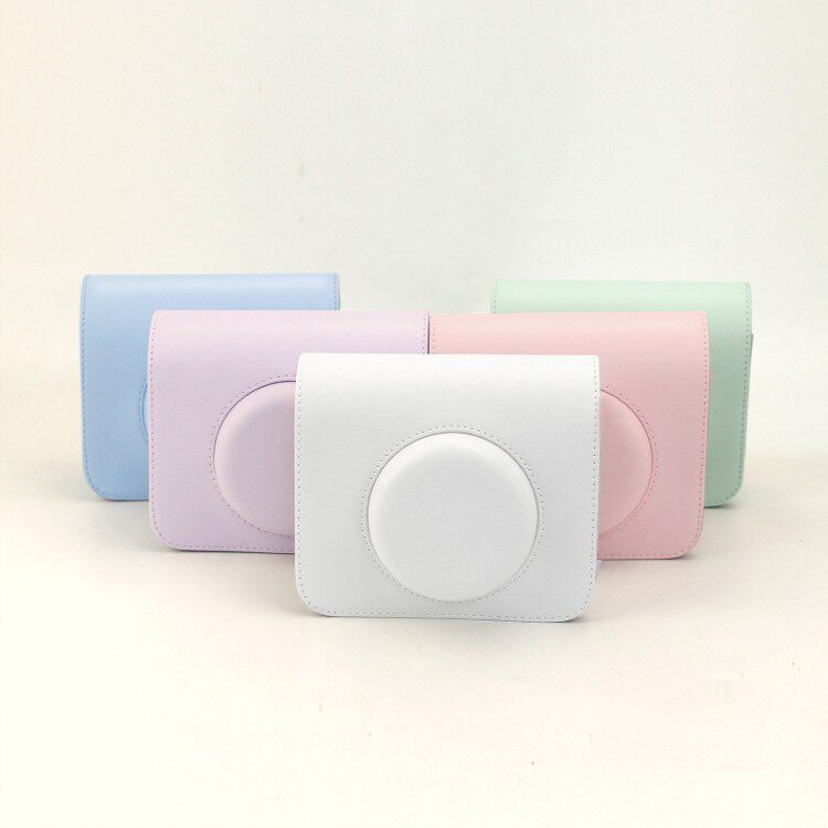 富士立得相机包保护套POPOTO单肩保护收纳纯色透明肩相机斜挎