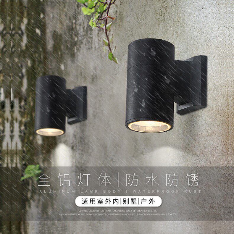 包邮 LED单头户外壁灯防水别墅上下照双头灯酒店门柱阳台外墙壁灯