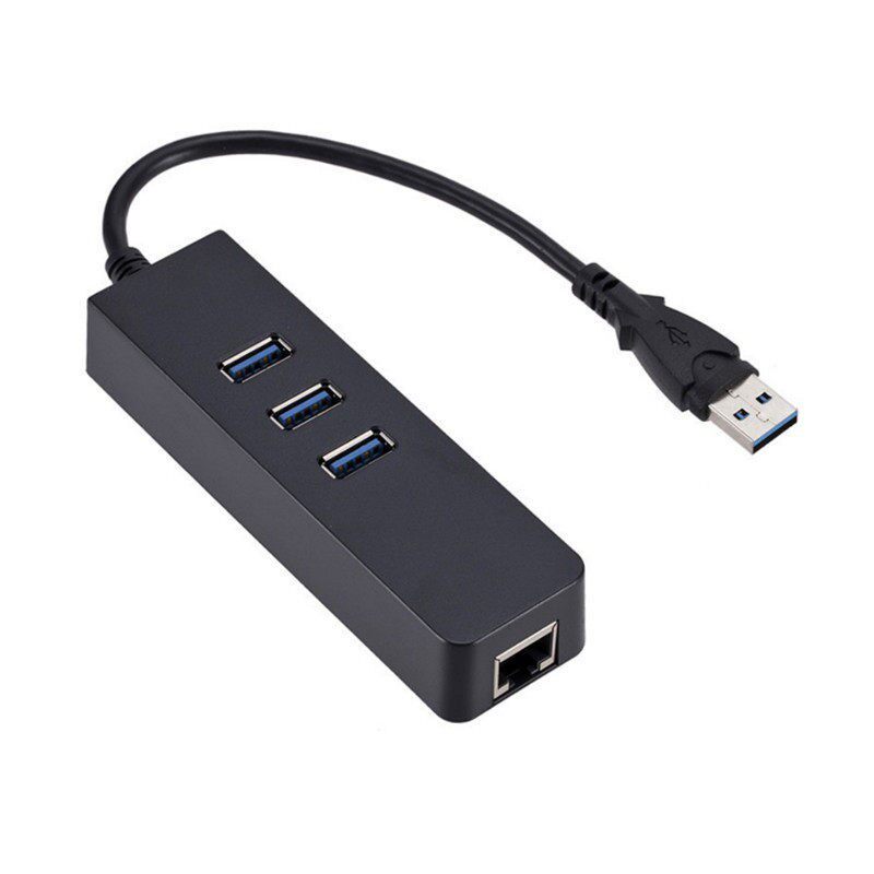 USB3.0有线千兆网卡3.0hub 延长线TYPEC转RJ45电脑网卡转换器免驱