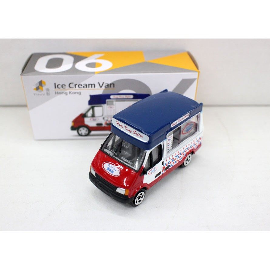 Tiny 06微影1/64合金车 ICE CREAM VAN香港富豪雪糕车冰淇淋 怀旧