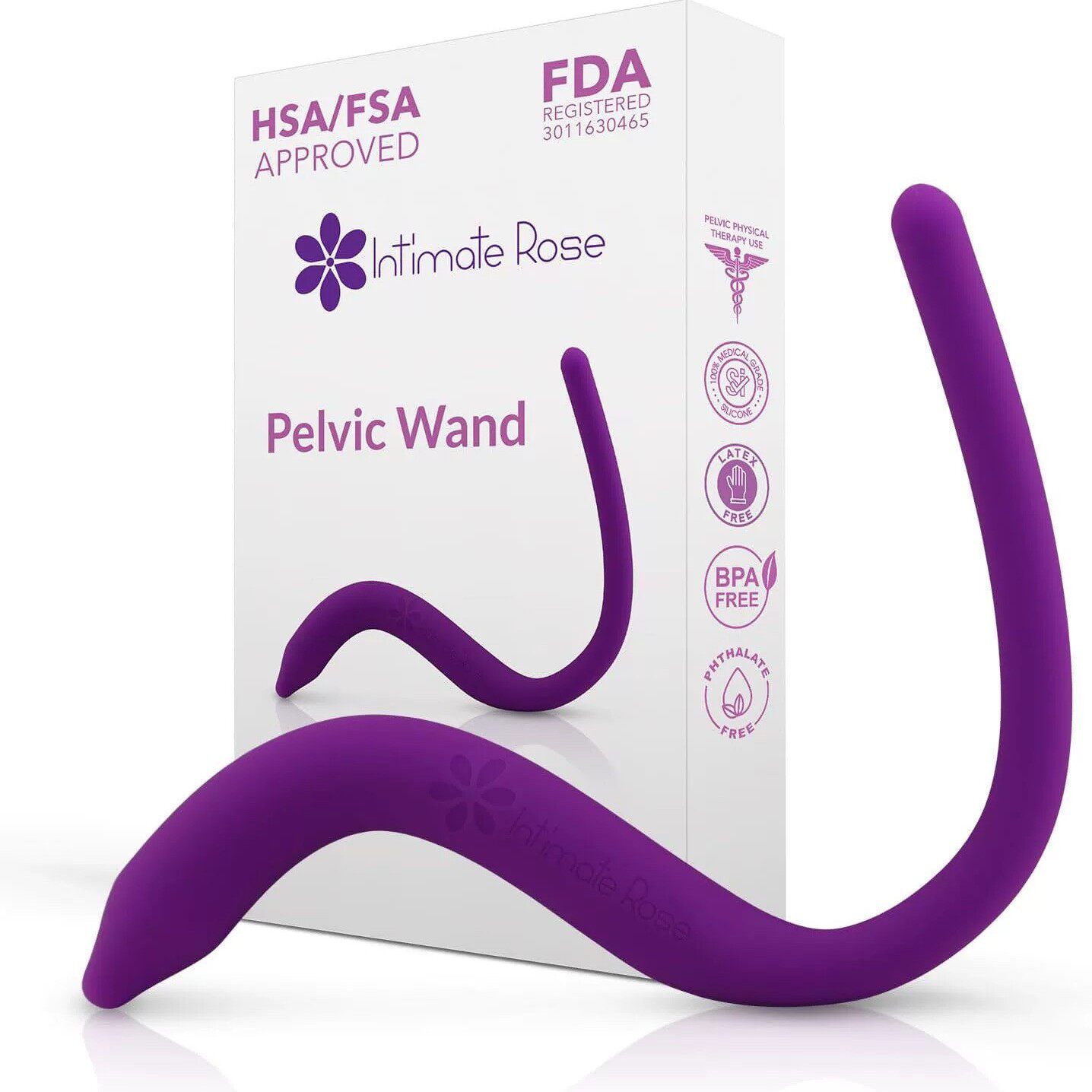 现货Intimate Rose Dilator Pelvic Wand盆底肌按摩棒扩张器