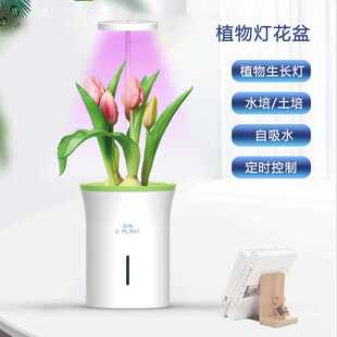悠植智能花盆家用办公室光照蔬菜花卉种植机园艺阳台 植物灯款
