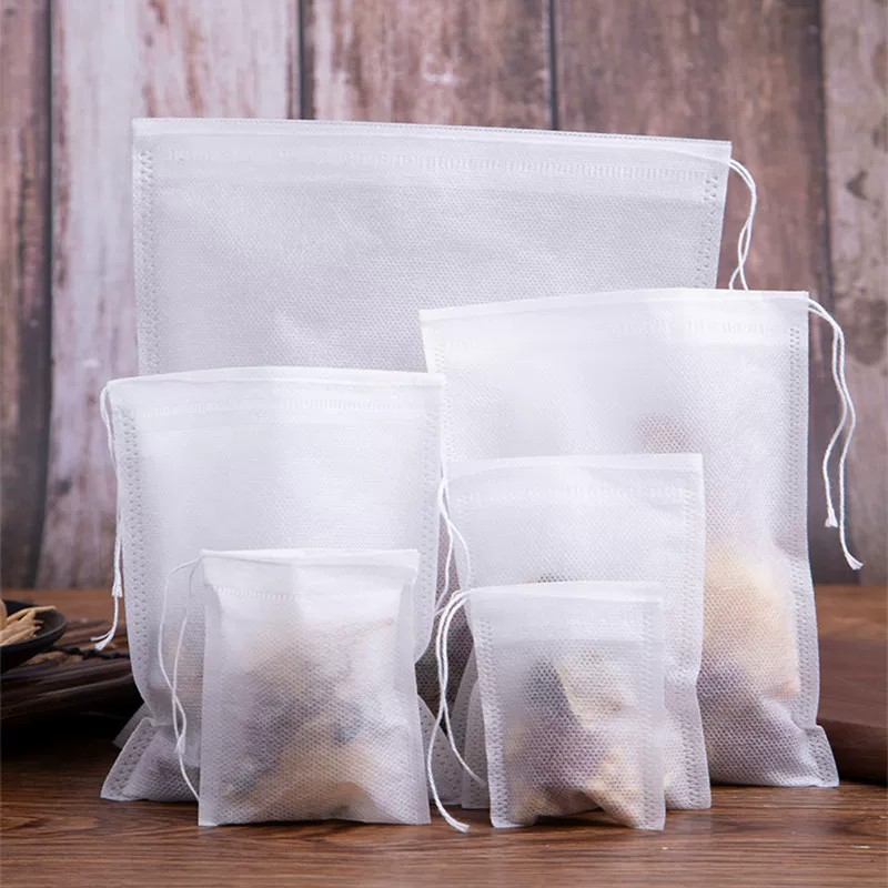 100个无纺布泡茶袋煎药袋卤料包图片