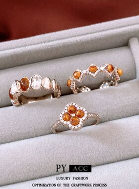 气质手饰vintage中古食指高级感