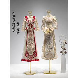 婚纱店专用模特展示架全身女装礼服秀禾人台服装模特道具女半身架