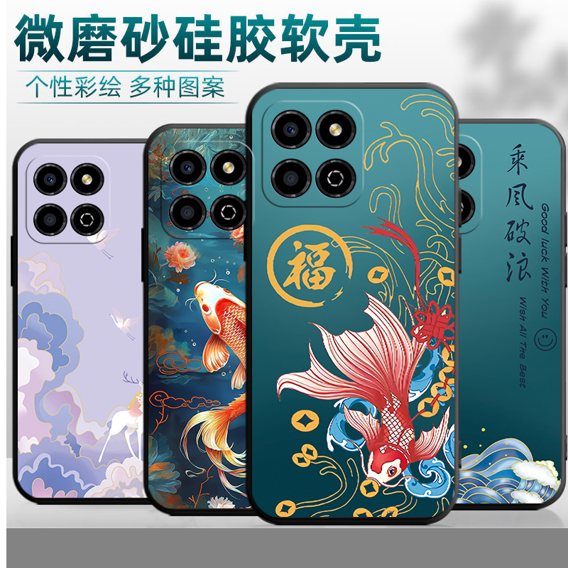 适用于华为荣耀畅玩30M手机壳VNE-AN40软壳vne一an4o保护套vnean40防摔Honor畅完30M男女hw荣誉唱完30M中国风