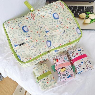 日系卡通chikawa吉伊卡哇双层可折叠衣物收纳袋旅行居家分类整理