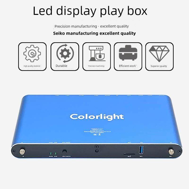 卡莱特A100全彩led显示屏播放盒室内会议室大屏幕电子屏控制器卡