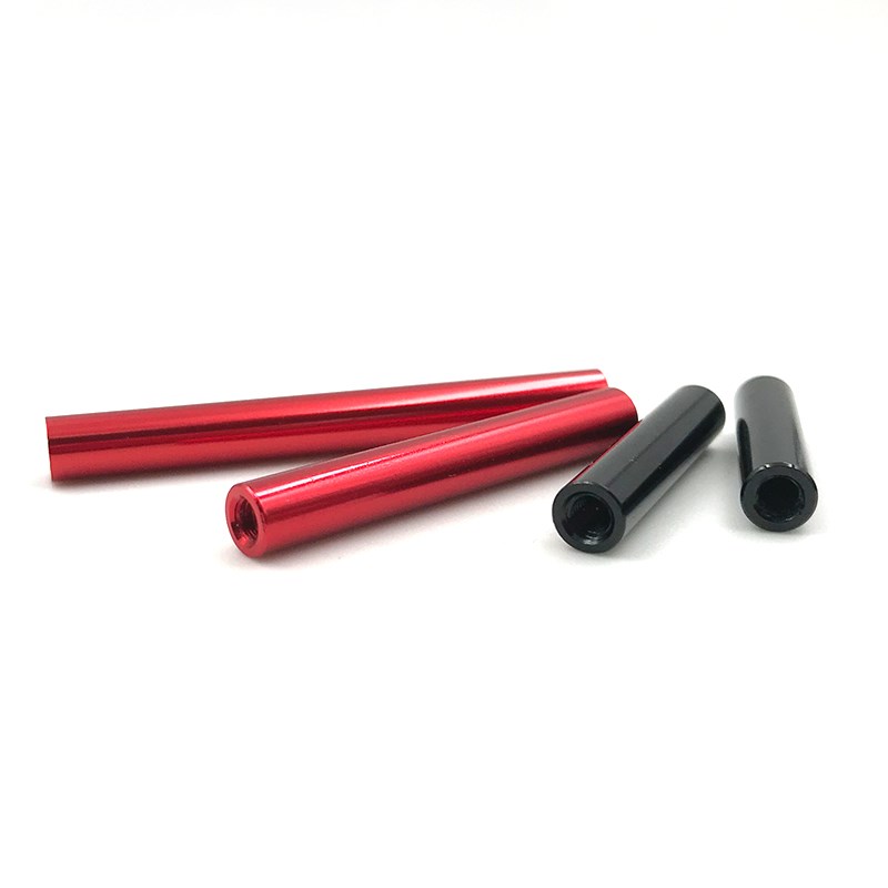 m2m3铝合金穿越机架连接柱圆形螺母铝柱通孔柱螺柱螺丝柱隔离柱