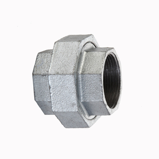 镀锌玛钢活接头自来水管油任内丝4分6分DN15 20 25 32 50水管配件