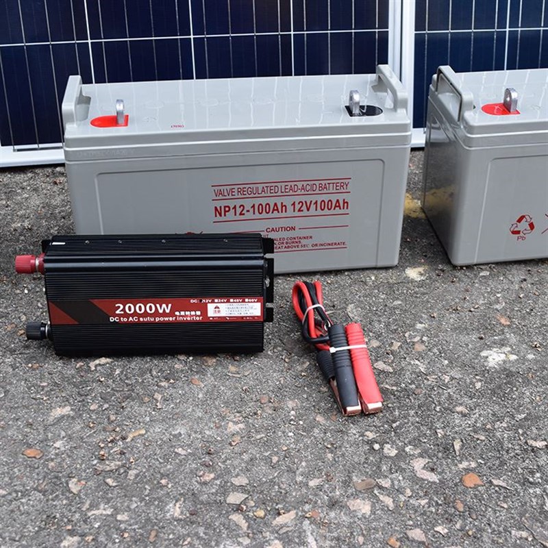 450W太阳能发电机220v全套家用户外野外监控船上光伏发电板系统