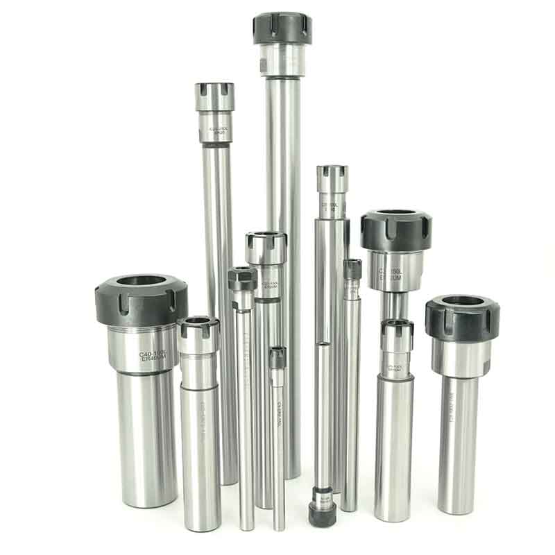 ER8数控延长杆CNC加工中心刀杆数控刀柄直柄加长杆A M螺帽ER刀LHY