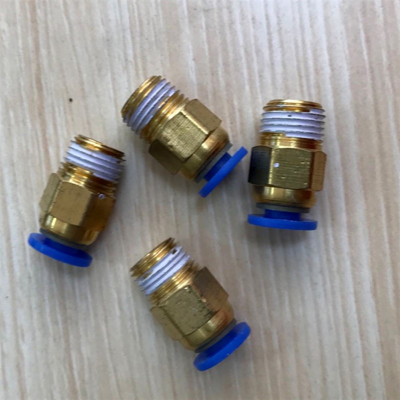 气动接头PCc4-01/02/03/04外螺直通公制PC4-M8*1/M8*1.25/M10*1/M