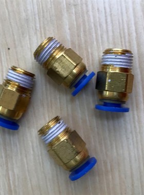 气动接头PCc4-01/02/03/04外螺直通公制PC4-M8*1/M8*1.25/M10*1/M