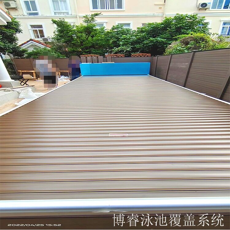 泡池 SPA池标配 铝合金游泳池盖 广州项目 防尘树叶保温盖厂家