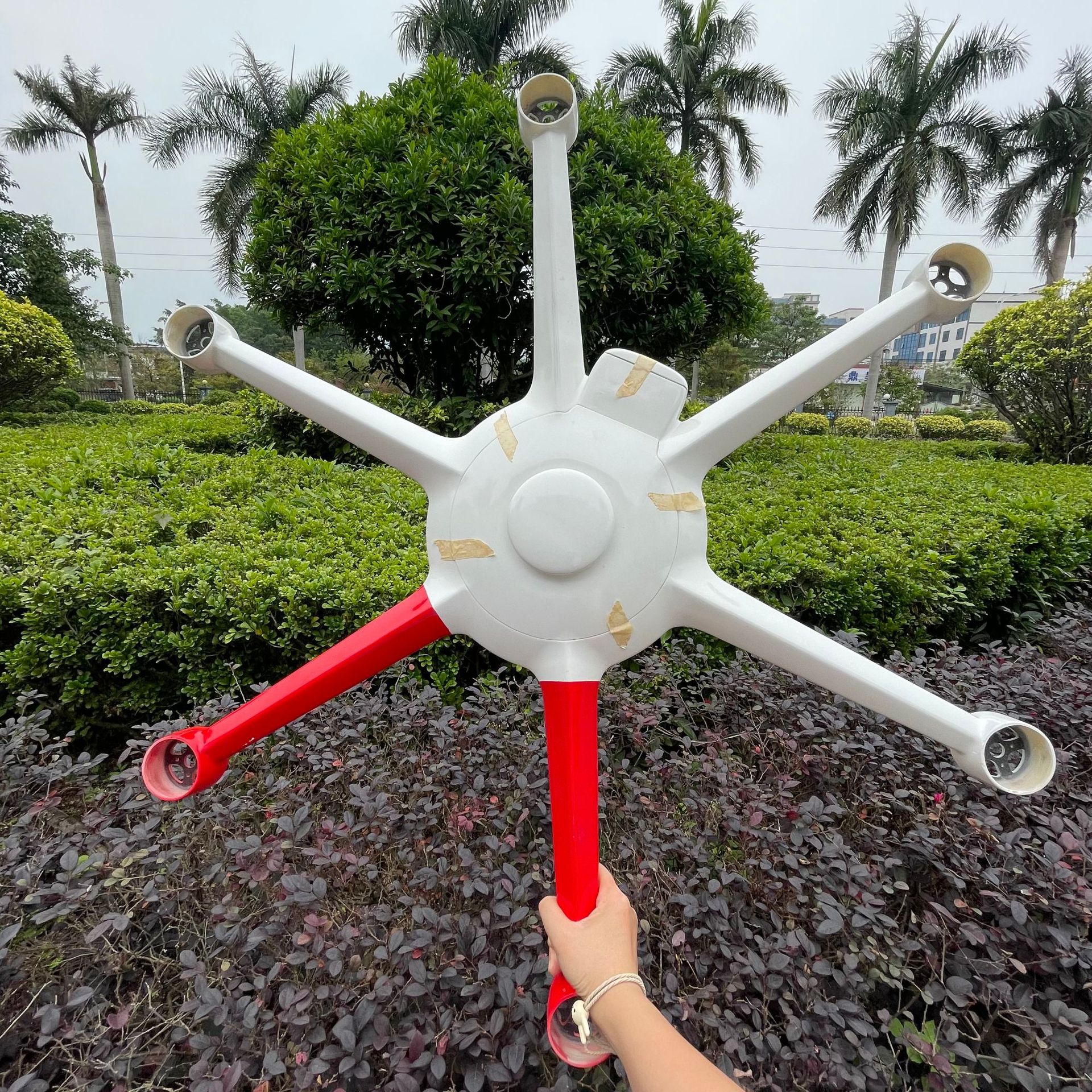 复合材料多旋翼无人机机壳 轴距800mm无人机植保机空机空壳现货
