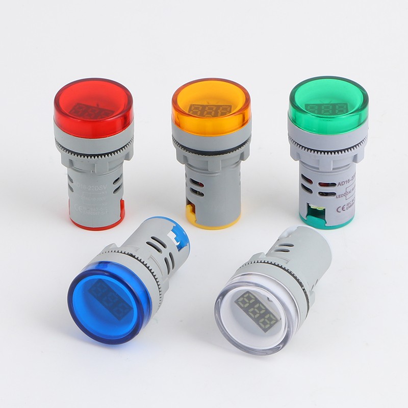 数显交流电压表指示灯 直流电源指示灯信号灯电流表AD16-22DSV