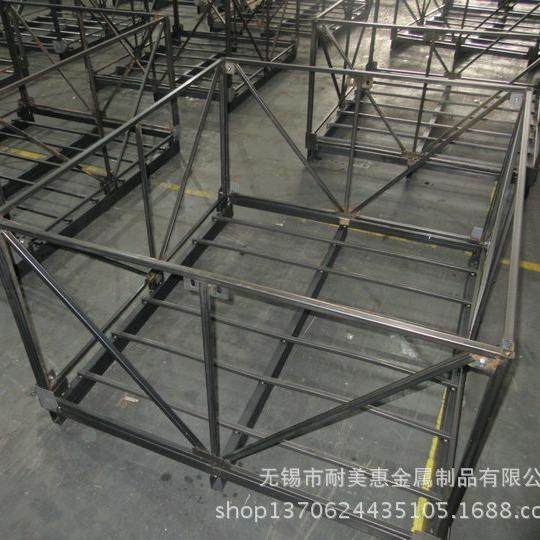 厂家生产汽车零部件出口用金属包装框一次性KD铁架设计咨询C铁箱