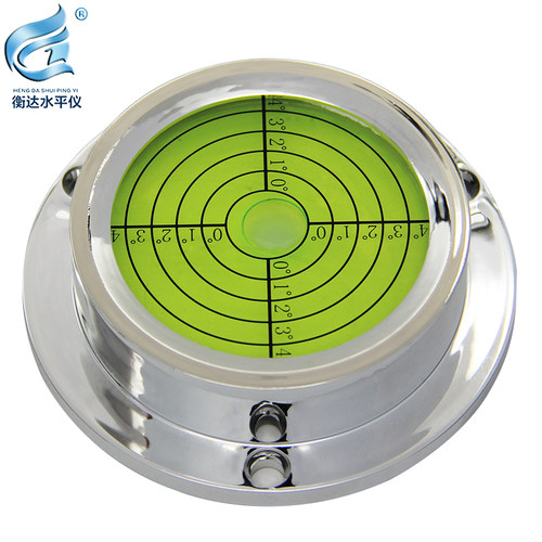 塑料法兰水平气泡9024高精度打桩机水准仪泵车水准泡吊车水平仪