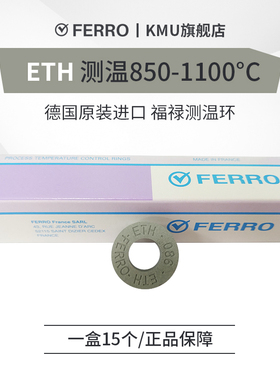 福禄测温环原装报关窑炉测温s块FERRO高精度校温环ETH850-1100