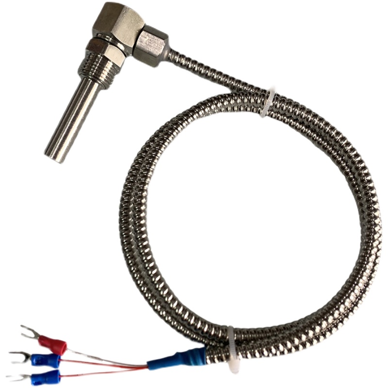 电机轴承马c达测温探头温度传感器伸缩端面PT100铂热电阻M16螺纹