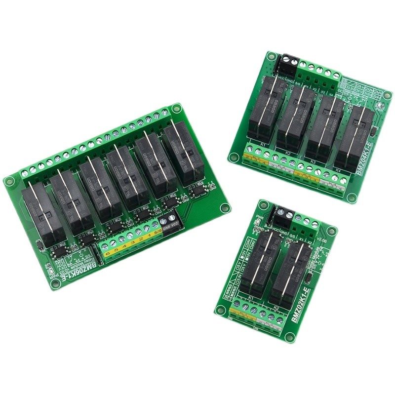 原装继电器模组光耦隔离输入GPIO3.3v5v12v TTL电平控制 单片机