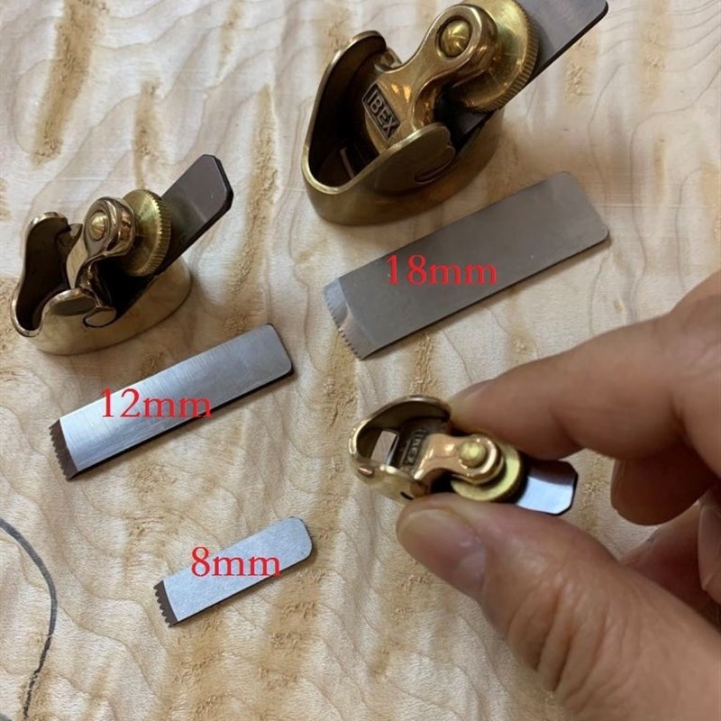 进口美国木工刨刀IBEX弧形刨木工刨子平底拇指刨创木工手推子8-22
