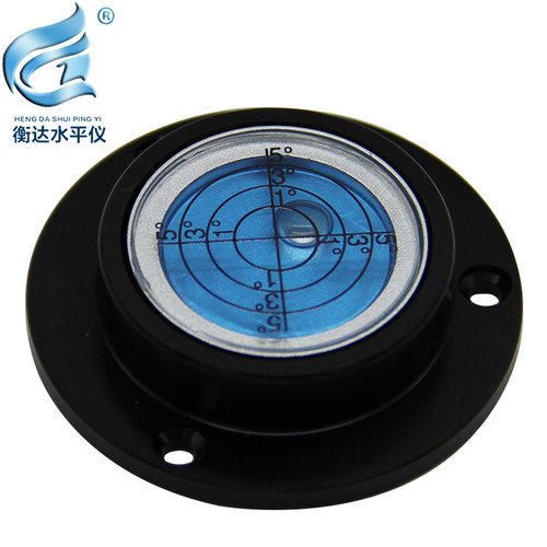 金属水平仪高精度水平气泡磁性水准泡万向水平珠圆形法兰盘水准仪