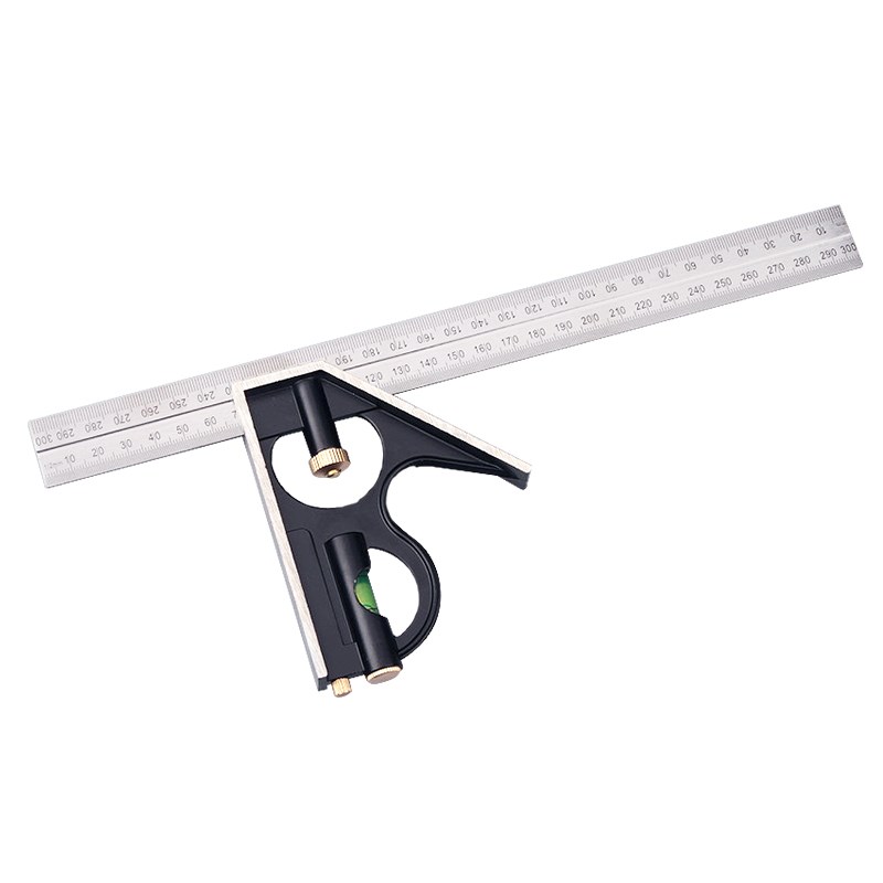 波斯多功能组合角尺多功能万用直角尺90度不锈钢加厚活动木工尺子