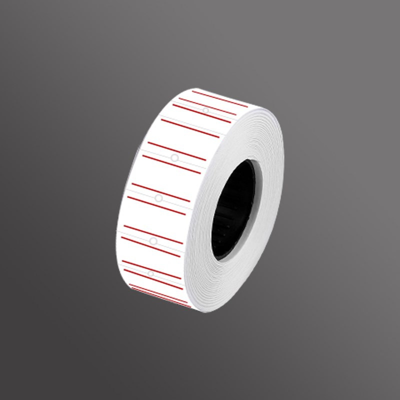 20卷装打码机标价纸超市商品打价格标签贴纸价签纸打价机单排可自
