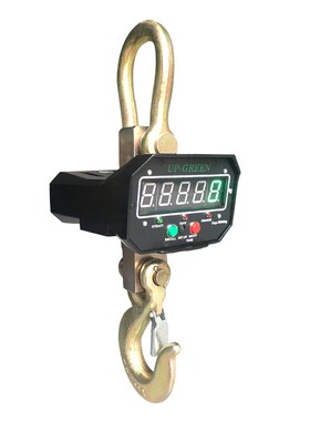 御舵五金杭州万泰电子吊秤1t工业吊秤2t吊钩秤3t无线吊磅5T吊称10