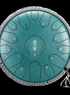 空灵鼓华蜀15音14寸钢舌鼓儿童梵音鼓初学者乐器色空鼓专业手碟鼓