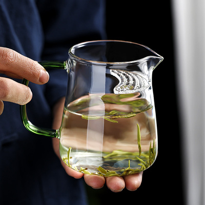 加厚玻璃泡茶壶茶漏一体代紫砂耐热懒人茶杯个人专用功夫茶具套装