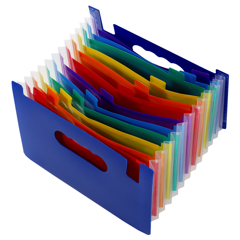 大容量A5文件夹增值税票据收纳夹电脑打印纸出货送货单分类整理盒