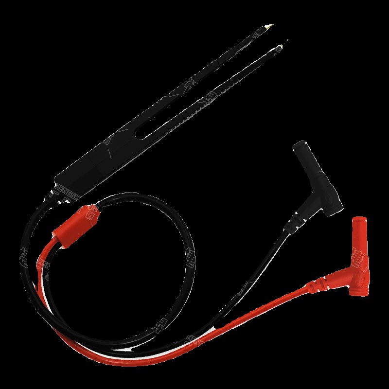 电容测试夹通用h万用表笔镊子型电感贴片LCR电阻SMD元器件测试夹