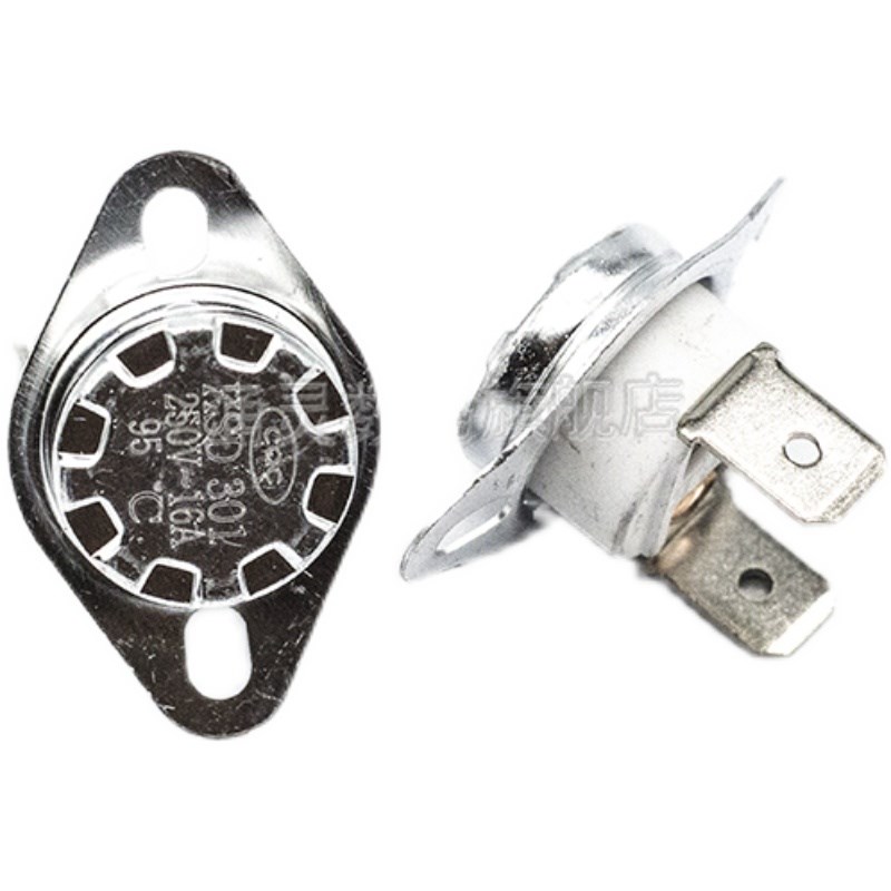 温控开关温度控制器KSD301 302常闭常开40 -180度250V/16A 固定环