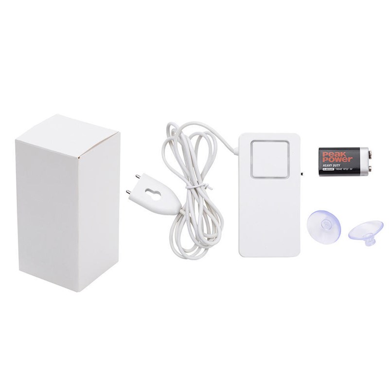 9V水位探测器漏水报警器不锈钢探头家居水浸感应器水位溢水报警器