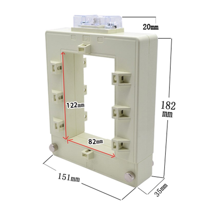 铜排开合式电流互感器开口式开启式方形铜牌高精度计量0.2 BH0.66