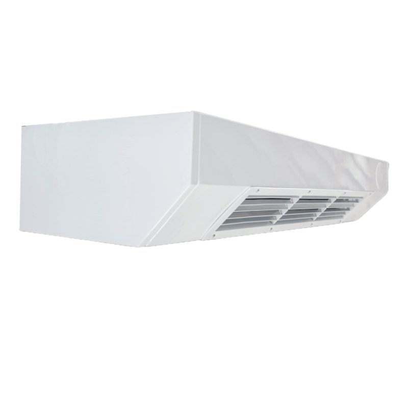 卧式明装风机盘管水冷暖中央空调斜下送风井水空气能家用空调暖气