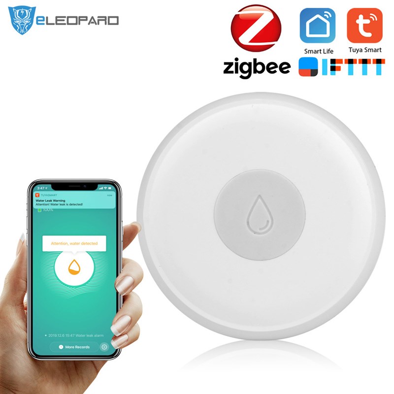 涂鸦智能ZigBee水感探测器 智能家居无线水位探测器