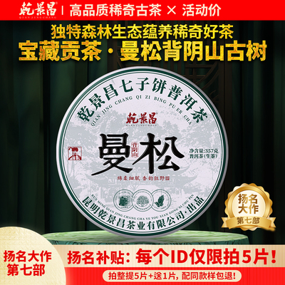 乾景昌2025年曼松背阴山古树茶