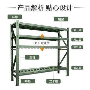 重型防爆器材架工具應(yīng)急物資裝 備器材架倉儲輕重型移動鋼制貨架子
