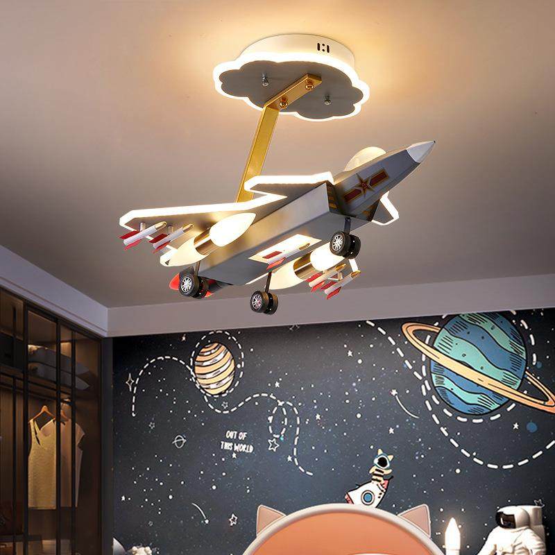 飞机吊灯护眼男孩卧室灯创意歼20战斗机模型灯男童房间灯儿童房灯,鲜花速递/花卉仿真/绿植园艺,割草机/草坪机,淘宝优惠券,粉丝福利购,淘宝优惠卷
